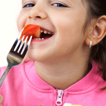 Children Eating Healthy